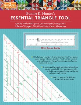 C&amp;T Publishing Fast2cut Essential Triangle Tool 20357