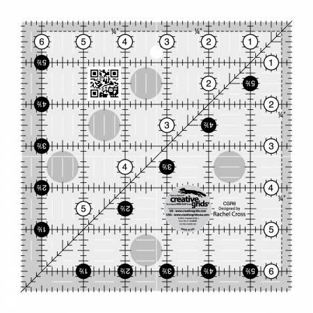 Creative Grids 6.5" Square Ruler CGR6