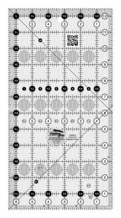 Creative Grids 6.5" x 12.5" Ruler CGR612
