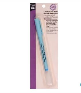 Dritz Fine Line Water Erasable Marking Pen Blue 700D