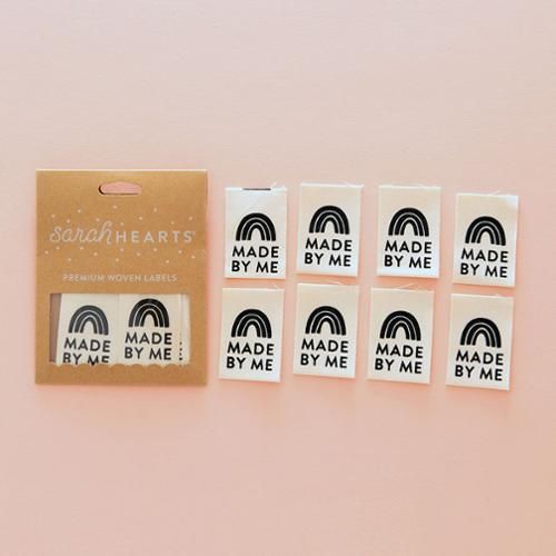 Sarah Hearts Sew In Labels Made by Me LC151