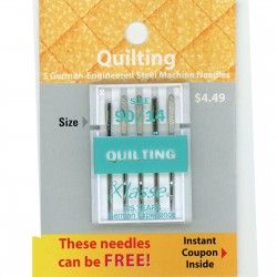 Klasse Quilting Needles Size 90/14 6 Count package TACAA5106-090