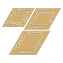 Paper Pieces Moravian Star 3 Piece Acrylic Set