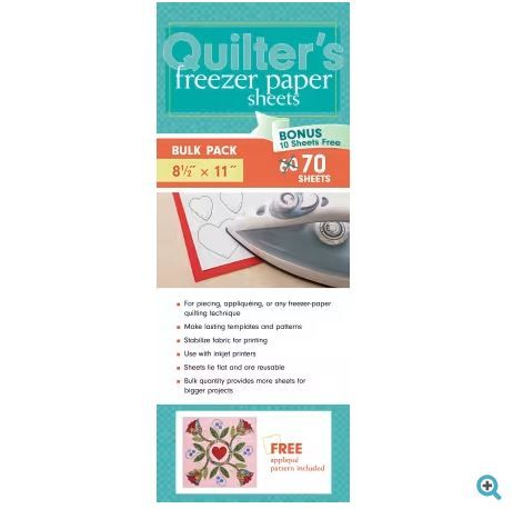 Quilter's Freezer Paper 8.5" x 11.5" 20315