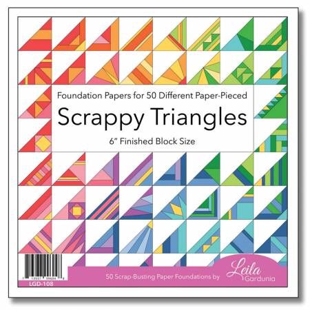 Scrappy Triangle Paper Piecing Pad LGD-108