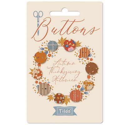 Tilda Fabrics Creating Memories Buttons TIL400064 Autumn