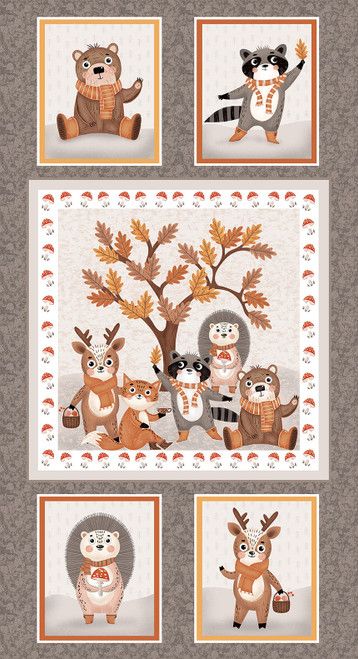 Blank Quilting Cheerful Cheeks 3491P-93 Willow Grey