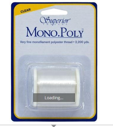 Superior Threads MonoPoly Invisible  .004mm 2200yds Clear 11901