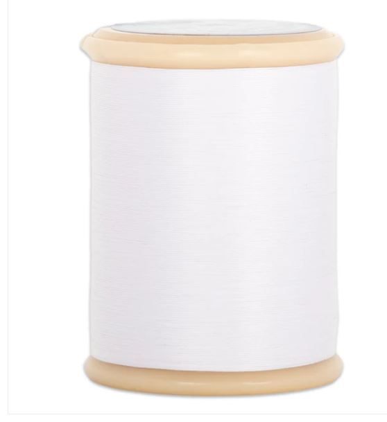 YLI Hand Quilting 40 wt Glazed Cotton Thread 500 yds 211-05-WHT White