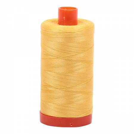 Aurifil 50wt Cotton 1422yd MK50SP1135 Pale Yellow