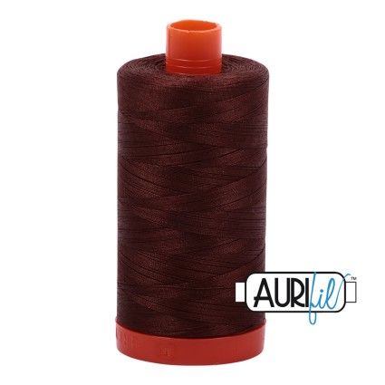 Aurifil 50wt Cotton 1422yd MK50SP2360 Chocolate