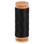 Aurifil 80wt Cotton 300yd MK80SP280-2692 Black