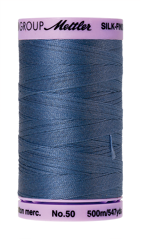 Mettler 50wt Cotton 547yd 9104-0351 Smokey Blue