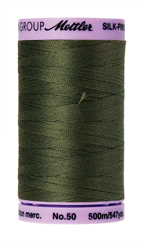 Mettler 50wt Cotton 547yd 9104-0731 Burnt Olive