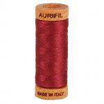 Aurifil 80wt Cotton 300yd MK80SP280-2460 Dark Carmine Red