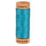 Aurifil 80wt Cotton 300yd MK80SP280-4182 Dark Turquoise