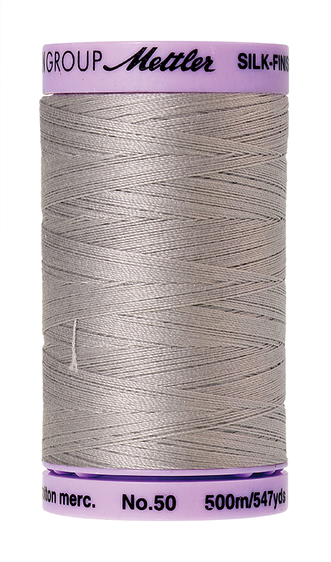 Mettler 50wt Cotton 547yd 9104-0331 Ash Mist