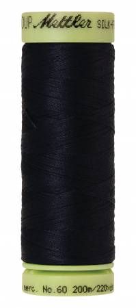 Mettler 60wt Cotton 219yd 9240-0821 Darkest Blue