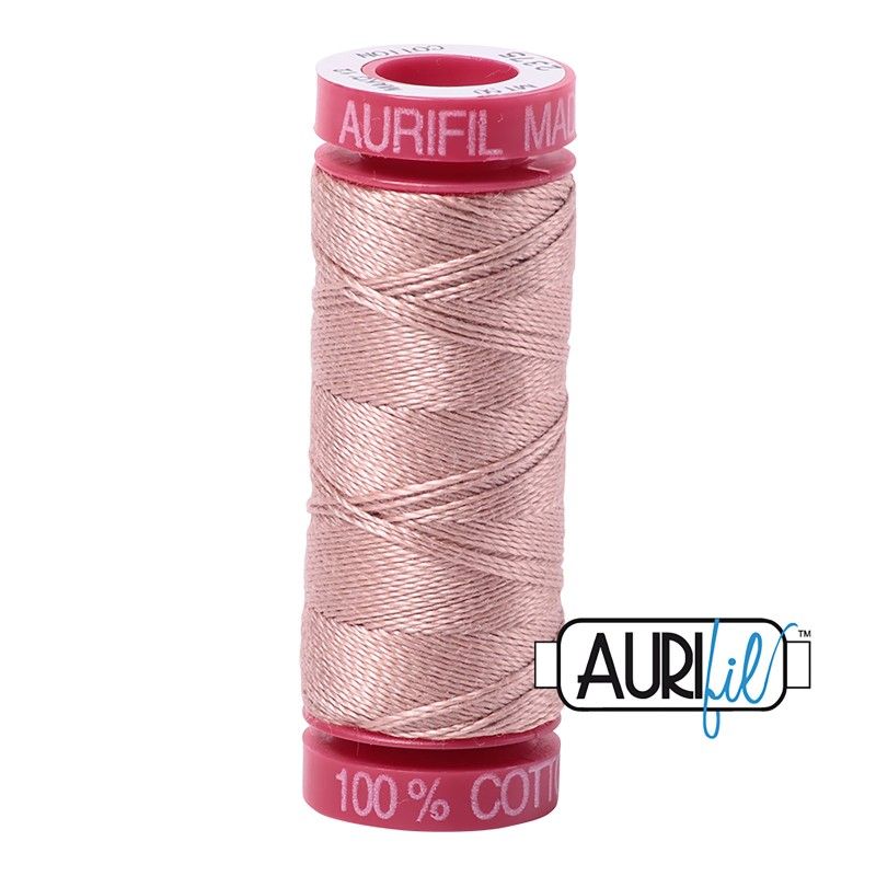 Aurifil 12wt Cotton 54yd MK12SP50 2375 Antique Blush