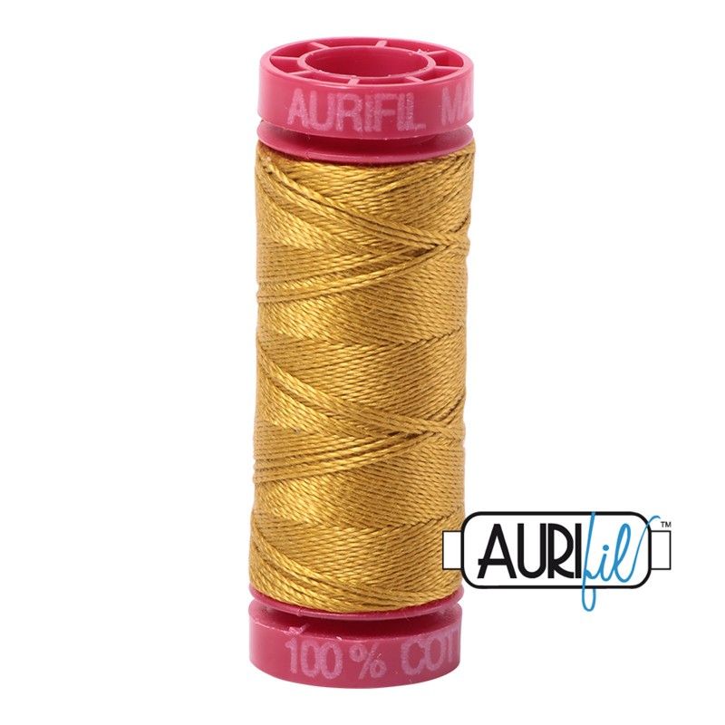 Aurifil 12wt Cotton 54yd MK12SP50 5022 Mustard