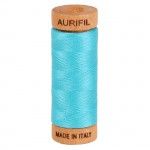 Aurifil 80wt Cotton 300yd MK80SP280-5005 Bright Turquoise