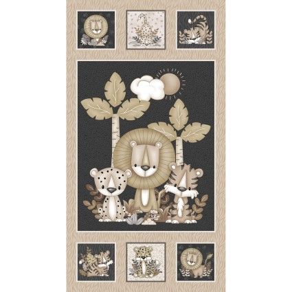 Henry Glass &amp; Co. Big Kitties HEG1641P-49 Panel