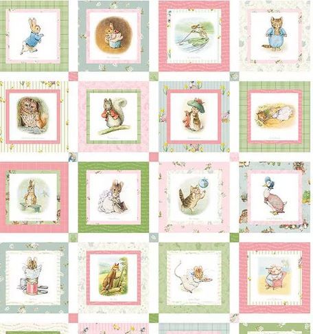 Riley Blake Peter Rabbit &amp; Friends Panel PD15868-PANEL