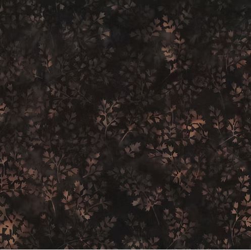 Bali Batik Winter Leafy X2619 704 Deep Earth