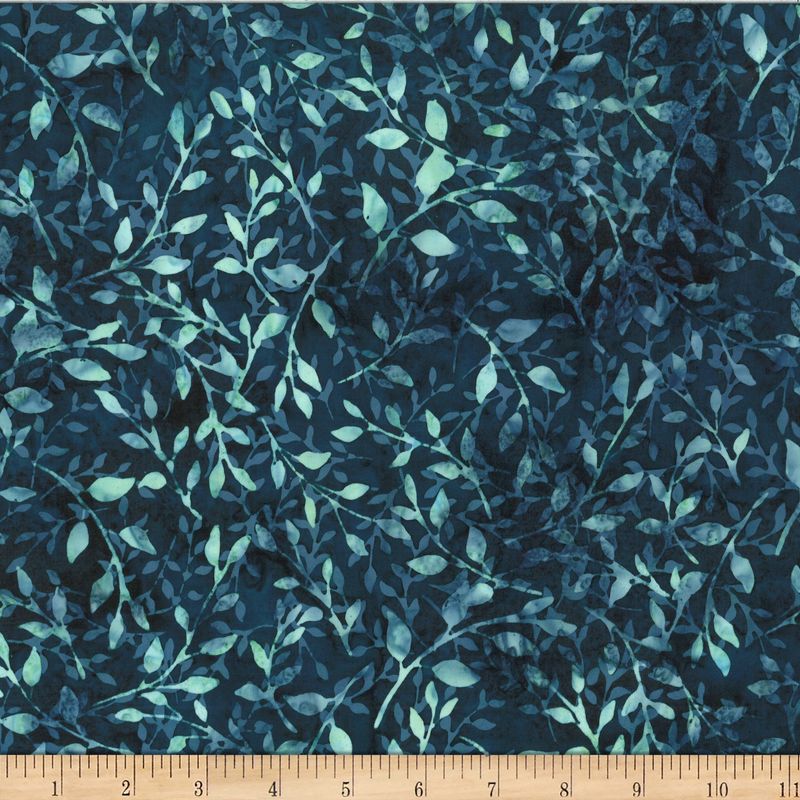 Bali Batik Leafy X2617 21 Teal