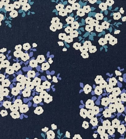 Robert Kaufman Fabrics Cotton Flax Print SB 850470D1 4 Navy