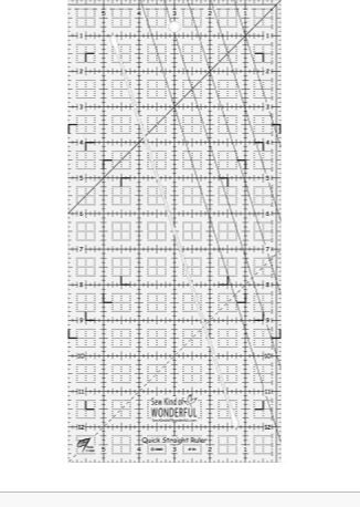 Sew Kind of Wonderful Quick Straight Ruler SKW91