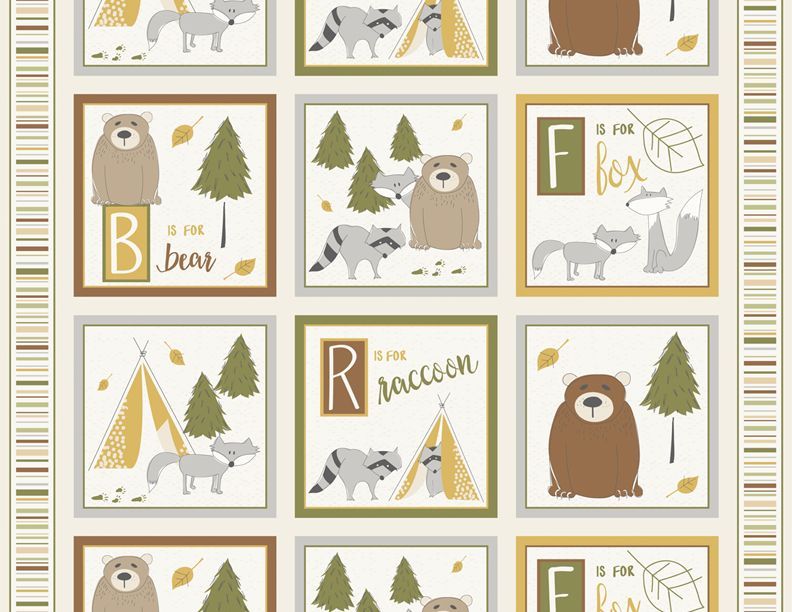 Wilmington Prints Into the Woodlands Craft Panel 3060 36279 175 Multi