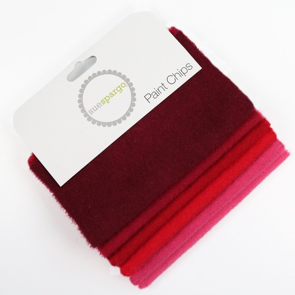 Sue Spargo 5"x5" Solid Paint Chips PCWB_42 Red