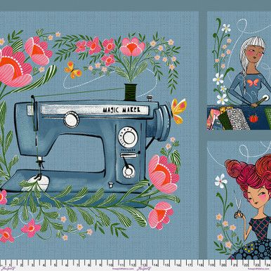 FreeSpirit Fabrics Magic Makers PWCD118.XPANEL