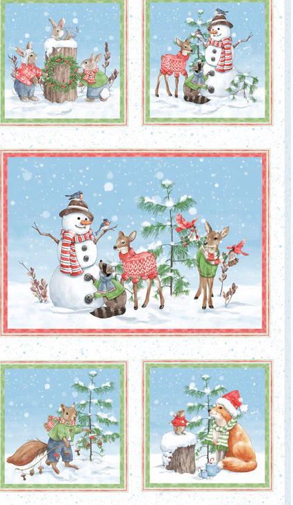 P&amp;B Textiles Frost &amp; Fable Panel FFAB 5796PA