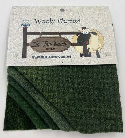 In The Patch Designs Wooly Charms WC4702 Moss