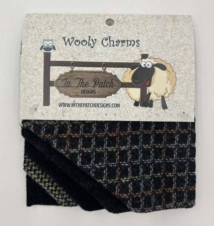 In The Patch Designs Wooly Charms WC4517 Black