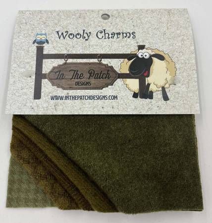 In The Patch Designs Wooly Charms WC4591 Olive