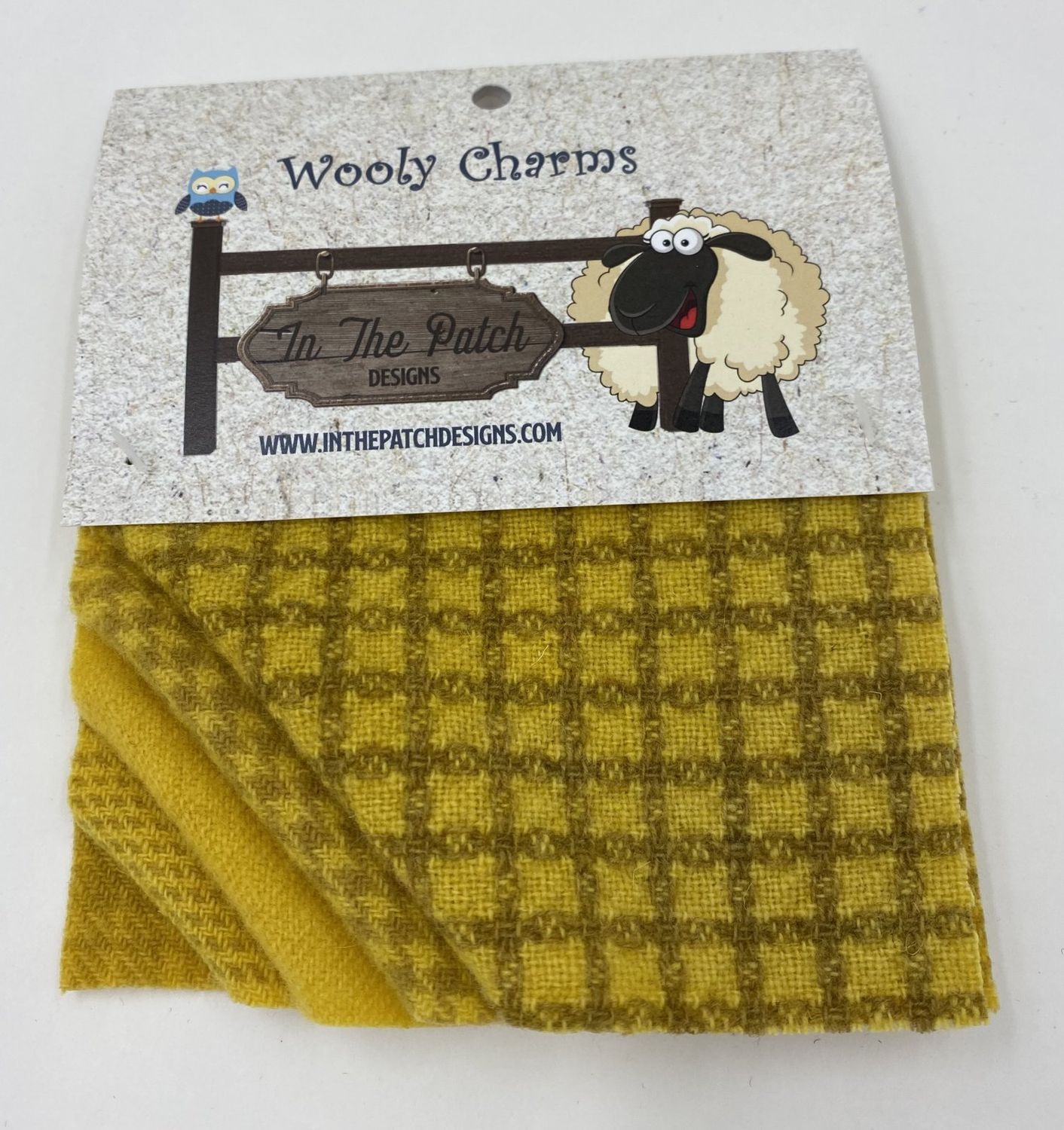 In The Patch Designs Wooly Charms WC7025 Sunflower