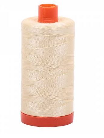 Aurifil 50wt Cotton 1422yd MK50SP2110 Light Lemon