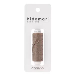 Cosmo Hidamari Sashiko Thread 122301-013 Pale Taupe