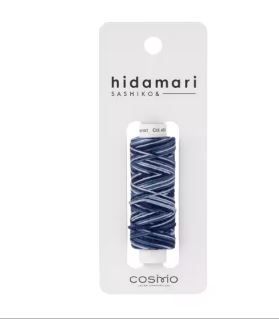 Cosmo Hidamari Sashiko Thread 122302-405 Deep Ocean