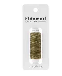 Cosmo Hidamari Sashiko Thread 122302-404 Forest Moss