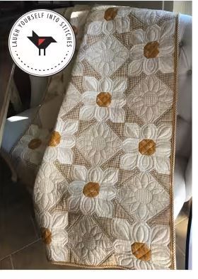 Laugh Yourself into Stitches Cotton Daisies Pattern LYS118