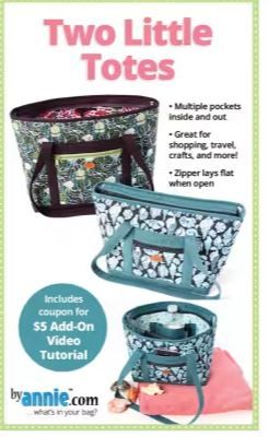 ByAnnie Two Little Totes Pattern PBA314