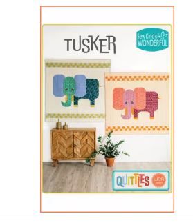 Sew Kind of Wonderful Quittles Tusker Pattern SKW482
