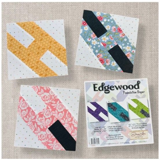 Antler Quilt Design Edgewood Foundation Paper AQDP2
