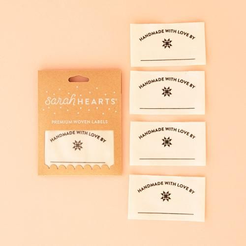 Sarah Hearts Write On Labels Handmade w/Love LC188