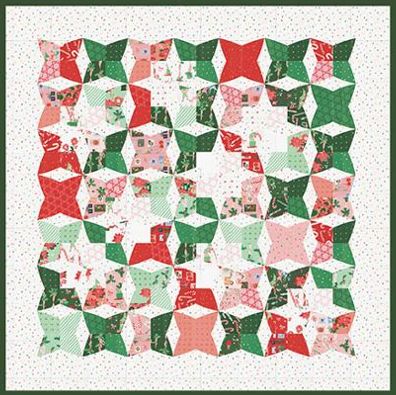 Shiny &amp; Bright Tiny Christmas Quilt Kit