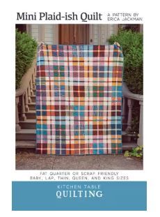 Kitchen Table Quilting Mini Plaid-ish Pattern KTQ186
